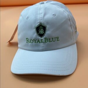 RoyalBlue White Cap